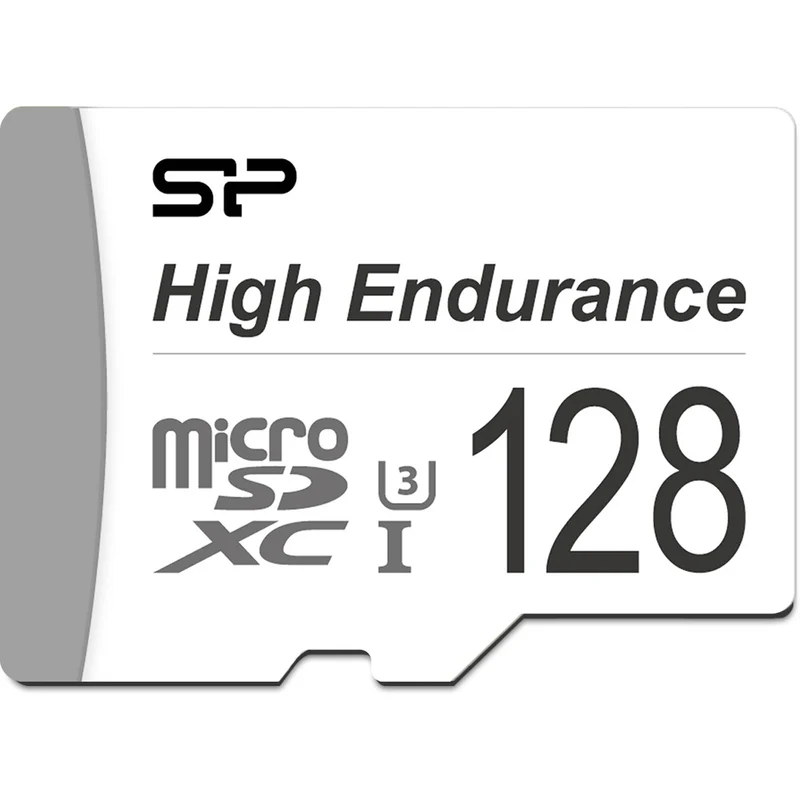 Tarjeta Silicon Power 128GB Golden Serie High Endurance UHS-I microSDXC con SD Adapter