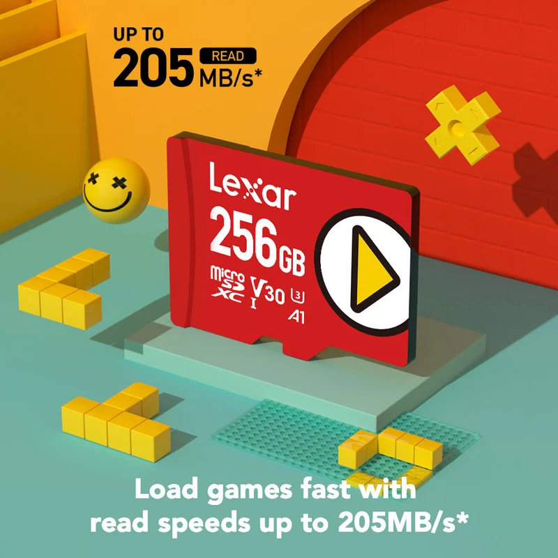 Tarjeta Lexar 256GB PLAY UHS-I microSDXC