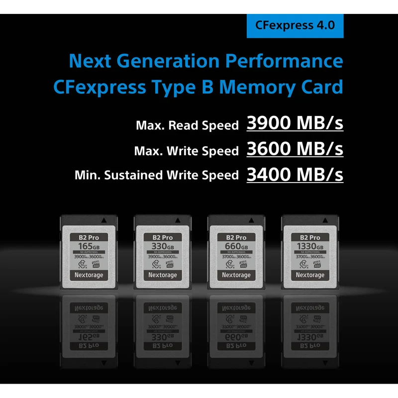 Tarjeta CFexpress Type B Nextorage 1330GB NX-B2PRO CFexpress 4.0 Type B