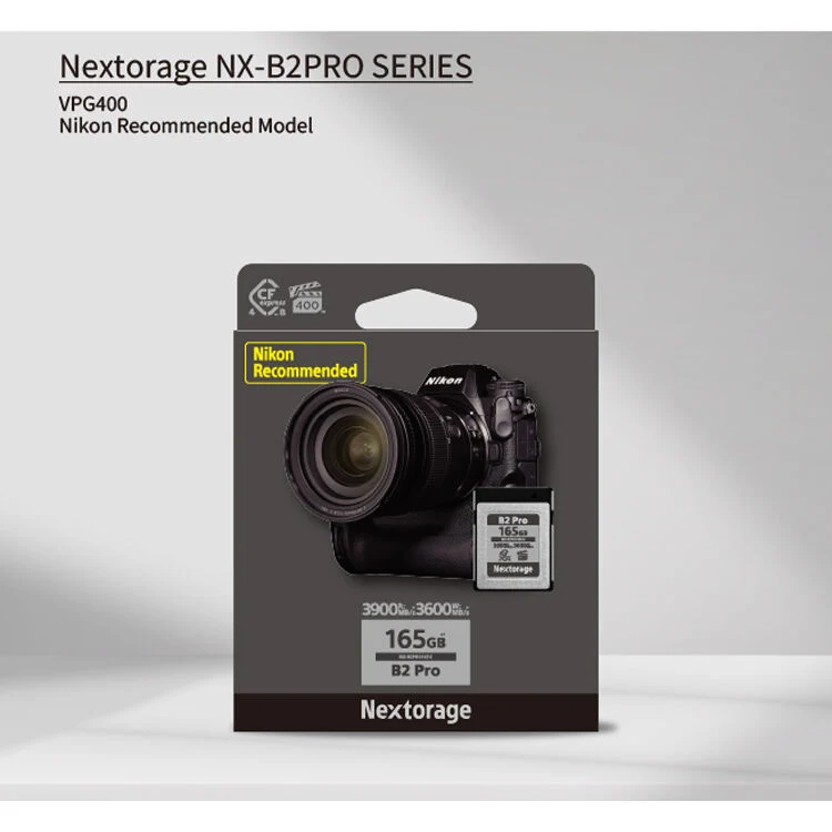 Tarjeta CFexpress Type B Nextorage 165GB NX-B2PRO CFexpress 4.0 Type B