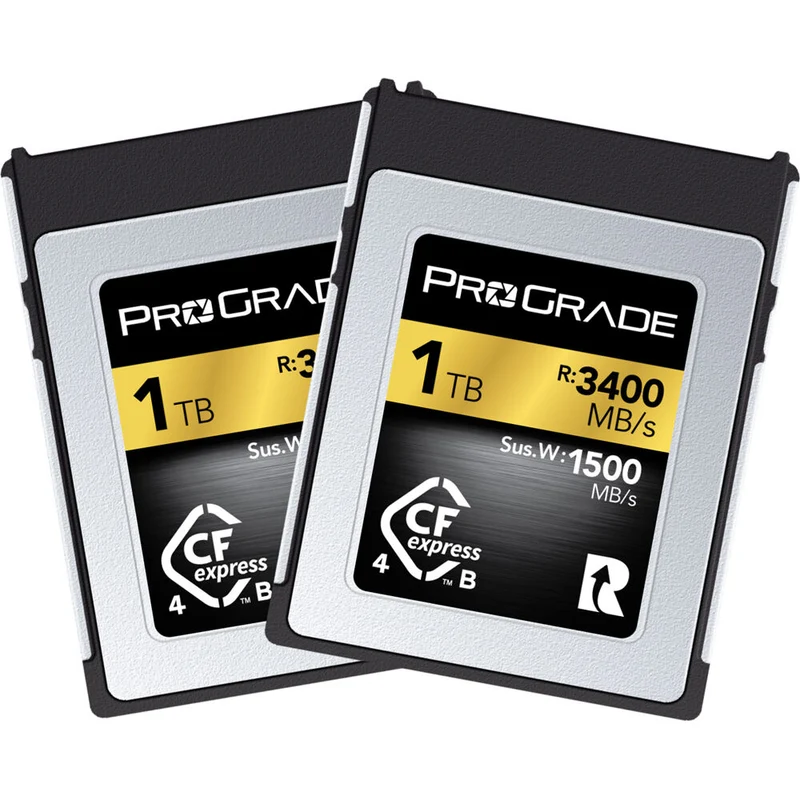 Tarjeta CFexpress Type B ProGrade Digital 1TB CFexpress 4.0 Type B Gold (2-Pack)