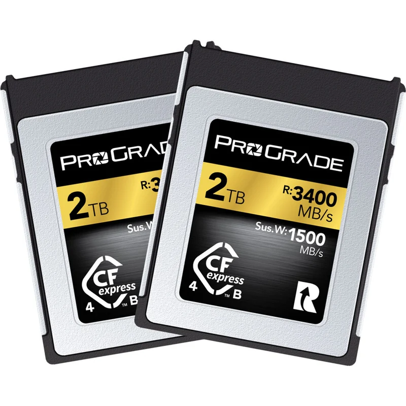 Tarjeta CFexpress Type B ProGrade Digital 2TB CFexpress 4.0 Type B Gold (2-Pack)