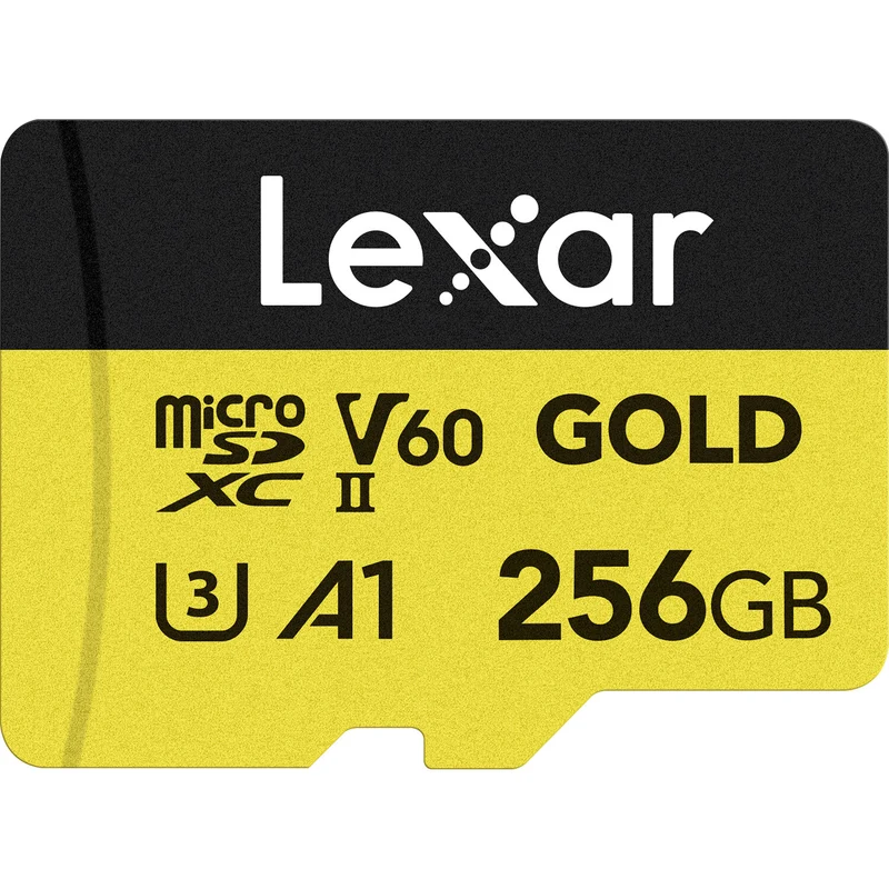 Tarjeta Lexar 256GB Professional GOLD UHS-II microSDXC