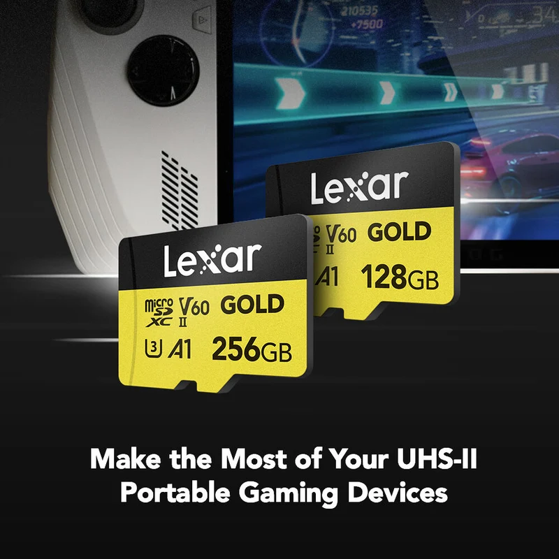 Tarjeta Lexar 256GB Professional GOLD UHS-II microSDXC