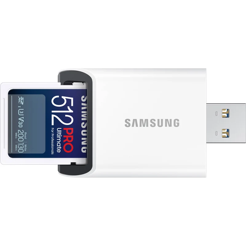 Tarjeta Samsung 512GB PRO Ultimate UHS-I SD con Reader