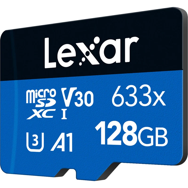 Tarjeta Lexar 128GB High-Performance 633x UHS-I microSDXC con SD Adapter