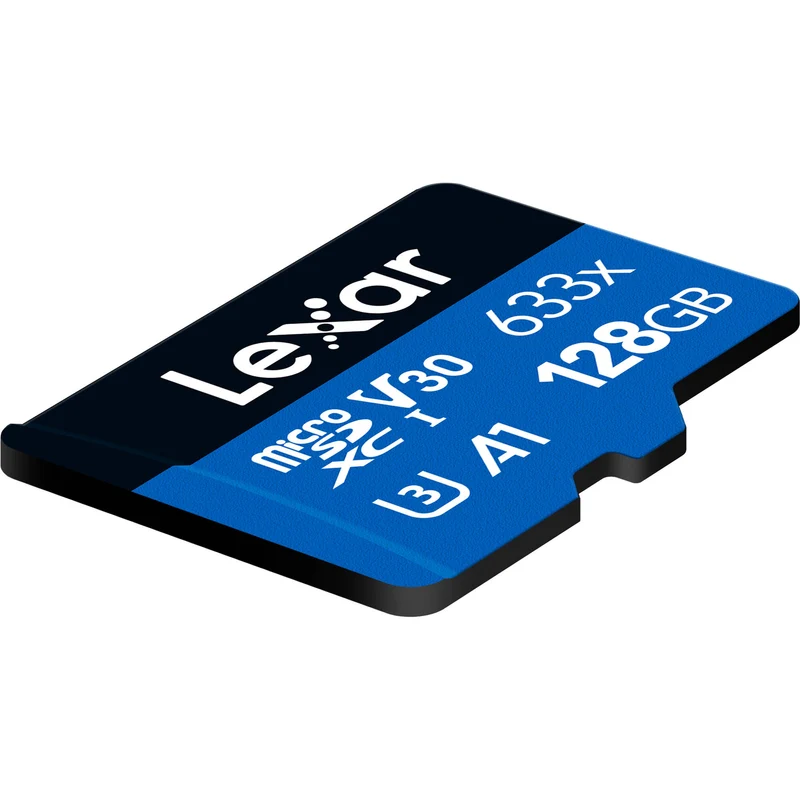 Tarjeta Lexar 128GB High-Performance 633x UHS-I microSDXC con SD Adapter
