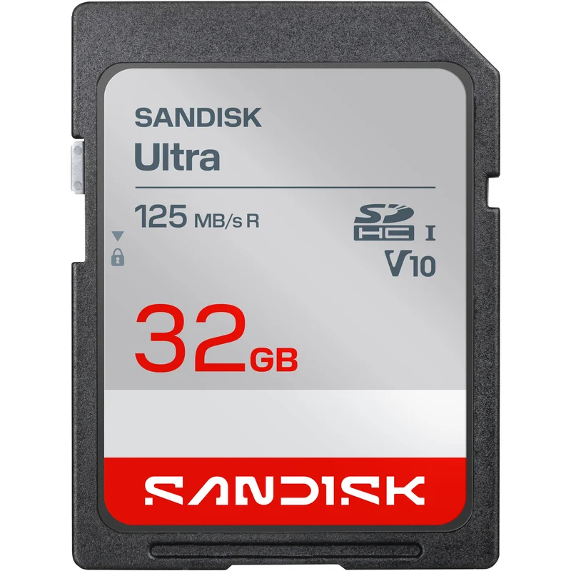 Tarjeta SanDisk 32GB Ultra UHS-I SDHC (125 MB/s)