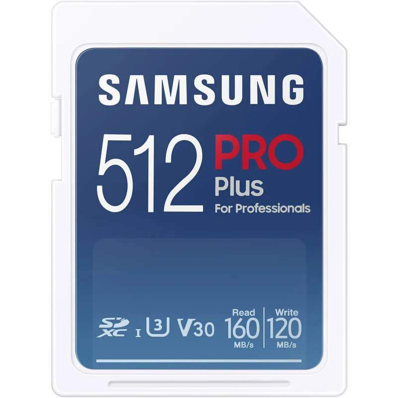 Tarjeta Samsung 512GB PRO Plus UHS-I SDXC con USB-A Reader