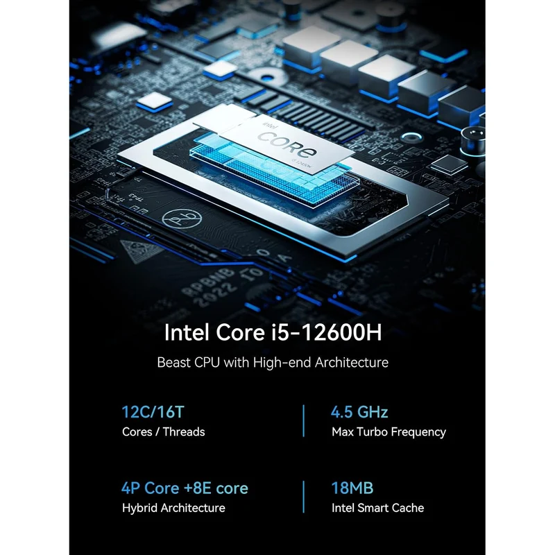 Mini PC Minisforum MS-01, con Intel Core i5-12600H