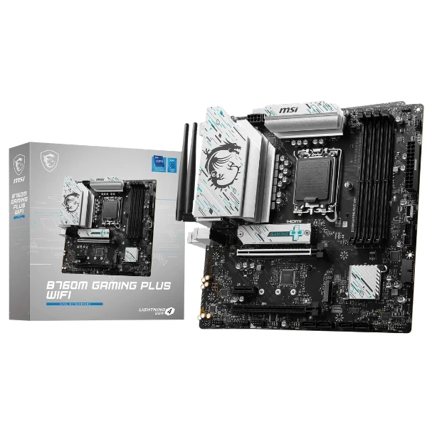 Tarjeta Madre ASRock B760M Steel Legend WiFi - LGA1700 - DDR5 - PCIe 4.0 - WiFi 6E - mATX