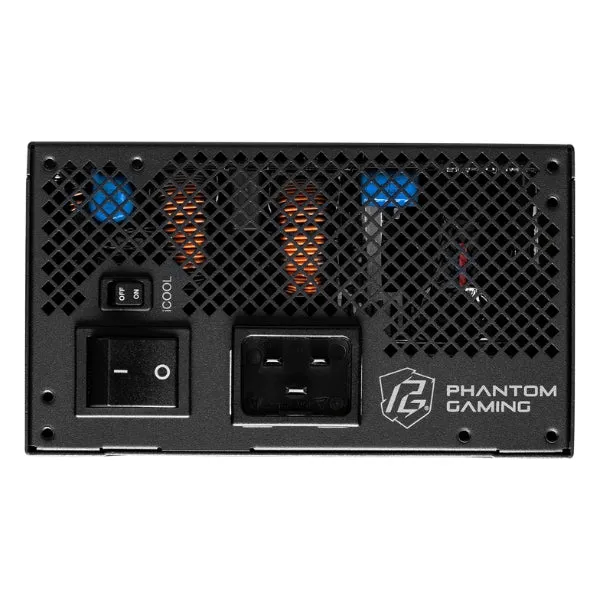 Fuente de Poder ASRock Phantom Gaming PG-1600G - 1600W - 80 PLUS Gold - Full Modular - Negro