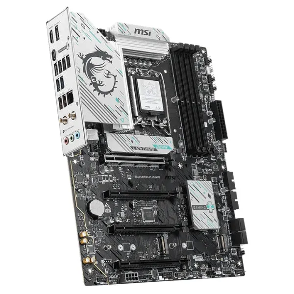 Tarjeta Madre MSI PRO B860 Gaming Plus WiFi - ATX - Intel B860 - Socket LGA1851 - DDR5 8800MHz - PCIe 5.0 - WiFi 7 - Negra
