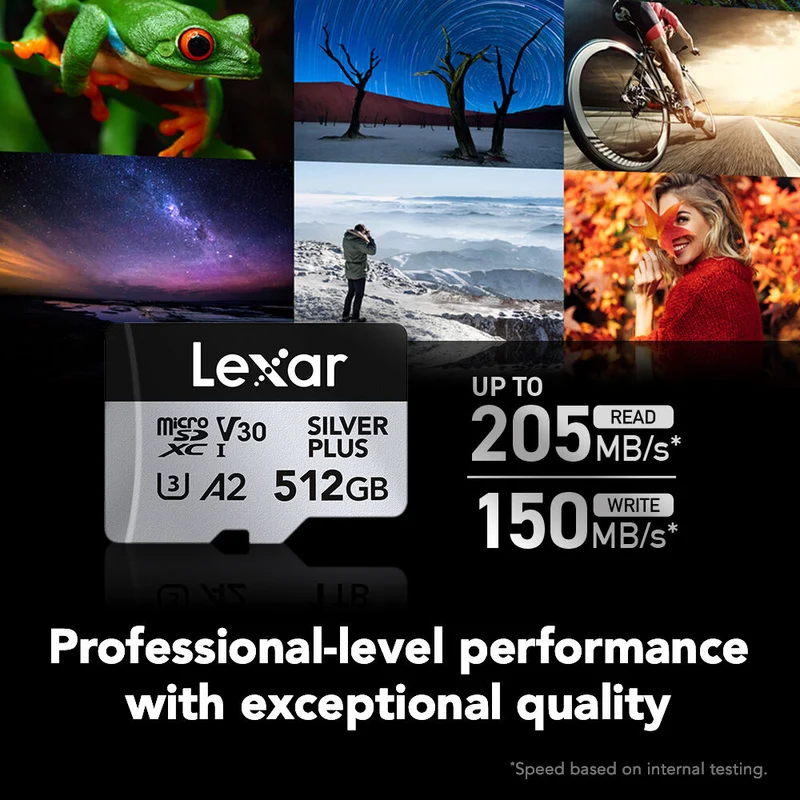 Tarjeta Lexar 1TB Professional SILVER PLUS UHS-I microSDXC con SD Adapter