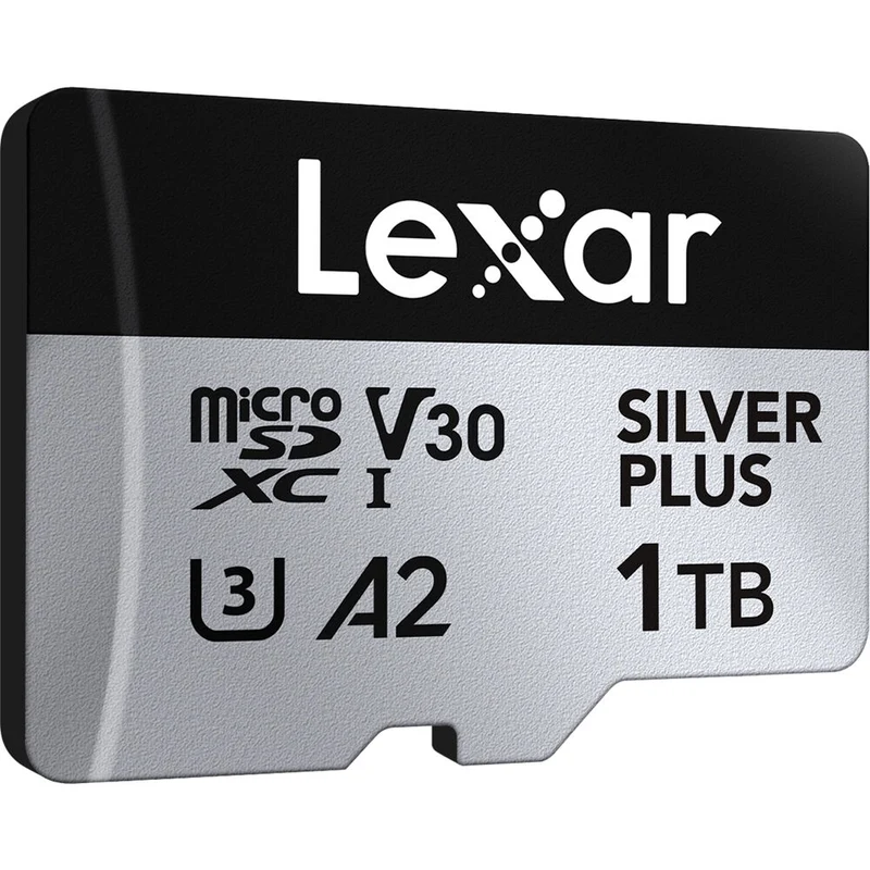 Tarjeta Lexar 1TB Professional SILVER PLUS UHS-I microSDXC con SD Adapter