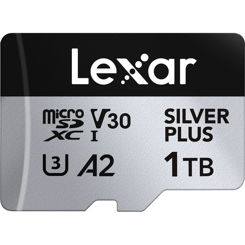 Tarjeta Lexar 1TB Professional SILVER PLUS UHS-I microSDXC con SD Adapter