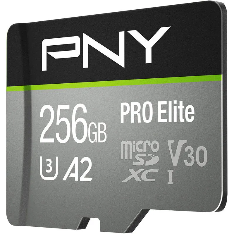 Tarjeta PNY 256GB PRO Elite UHS-I microSDXC con SD Adapter