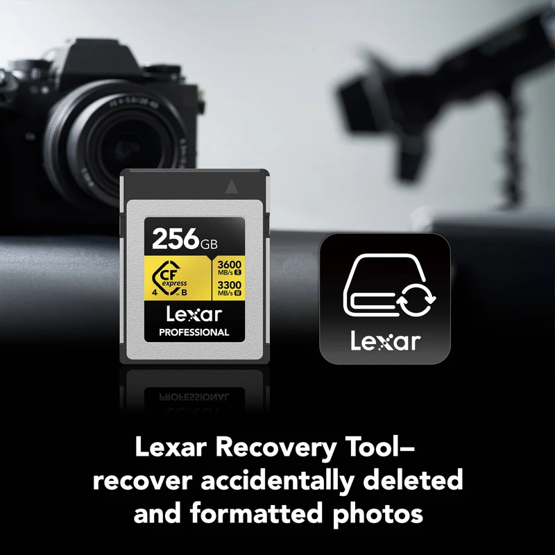 Tarjeta CFexpress Type B Lexar 256GB Professional GOLD CFexpress 4.0 Type B