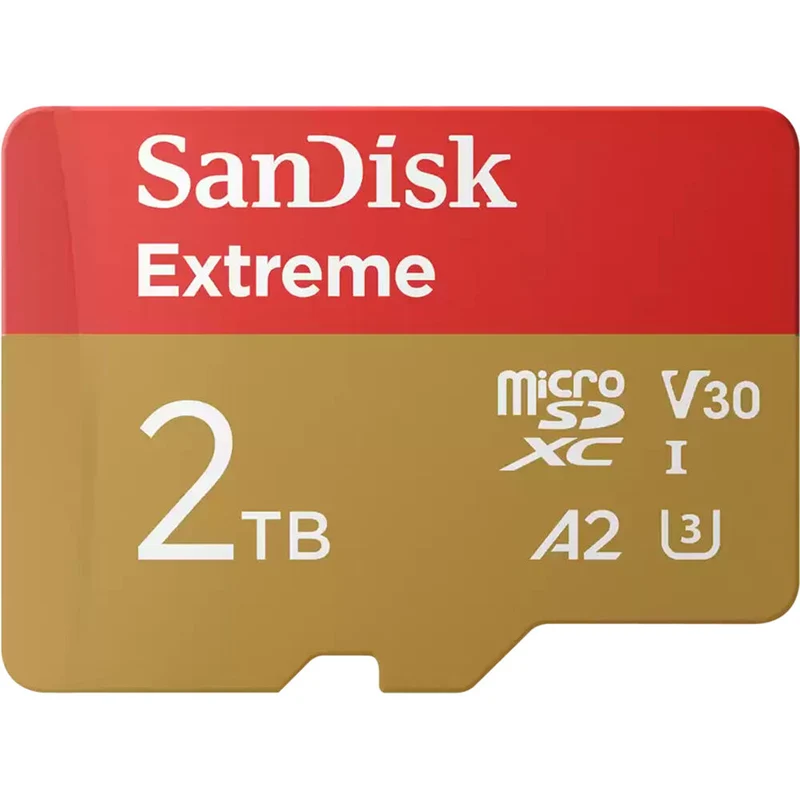 Tarjeta SanDisk 2TB Extreme UHS-I microSDXC (245 MB/s)