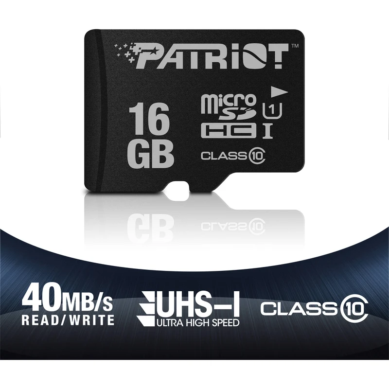 Tarjeta Patriot 16GB LX Serie UHS-I microSDHC