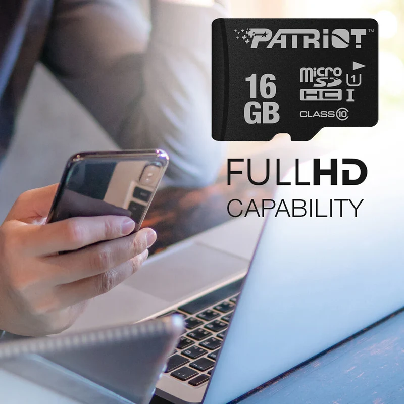 Tarjeta Patriot 16GB LX Serie UHS-I microSDHC