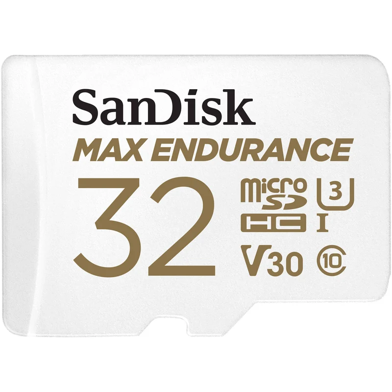 Tarjeta SanDisk 32GB MAX ENDURANCE UHS-I microSDHC con SD Adapter