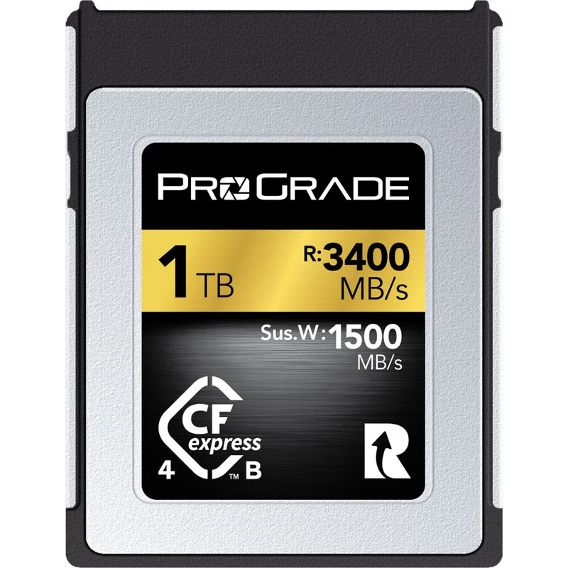 Tarjeta CFexpress Type B ProGrade Digital 1TB CFexpress 4.0 Type B Gold
