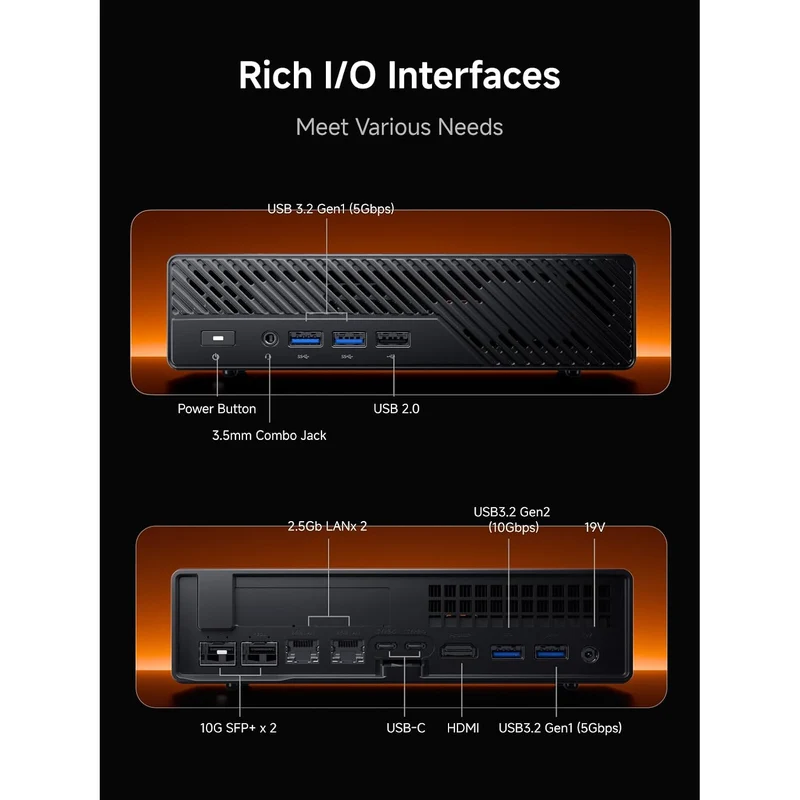 Mini PC Minisforum MS-A2, con AMD Ryzen 7 7745HX