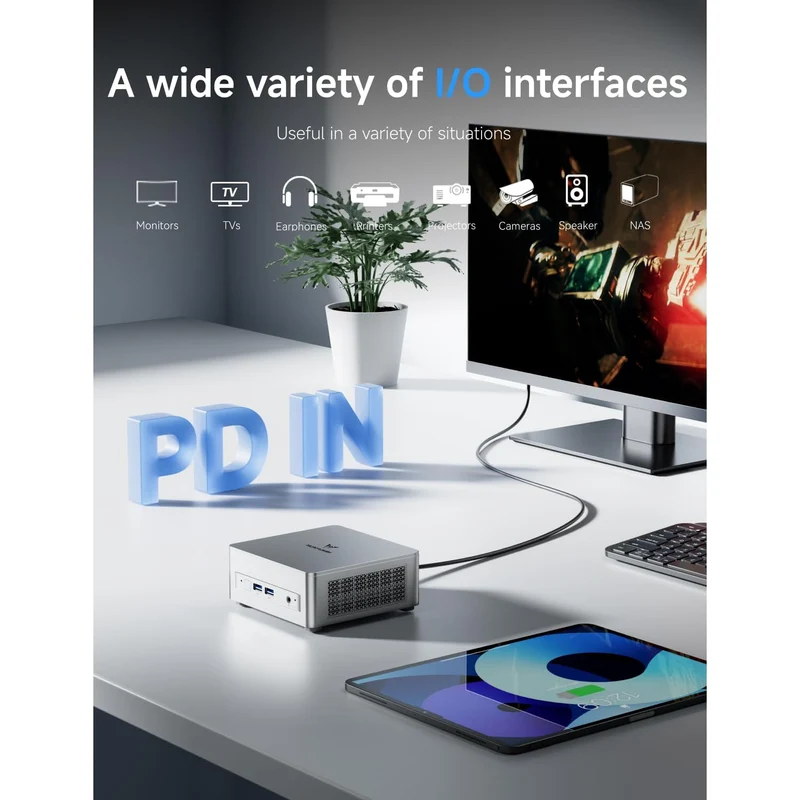 Mini PC Minisforum UM870 32 GB RAM 1 TB SSD, con AMD Ryzen 7 8745HS