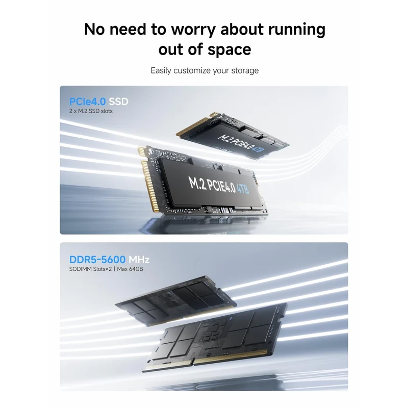 Mini PC Minisforum UM870 32 GB RAM 1 TB SSD, con AMD Ryzen 7 8745HS