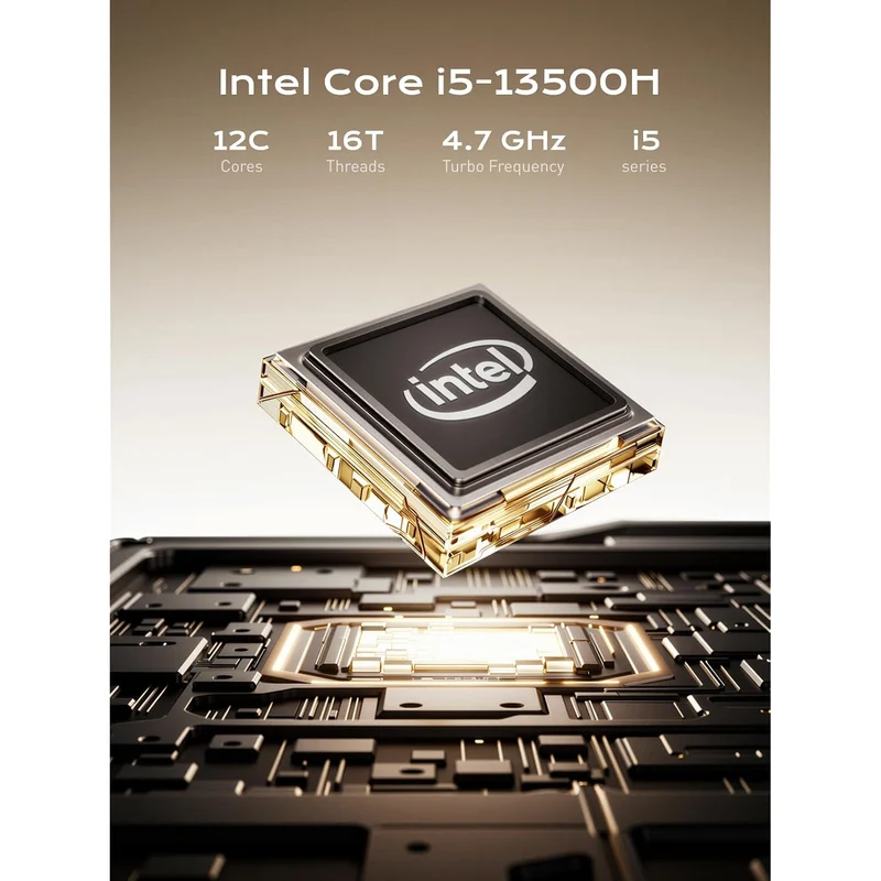 Mini PC Minisforum NAB5R 16 GB RAM 512 GB SSD, con Intel Core i5-13500H