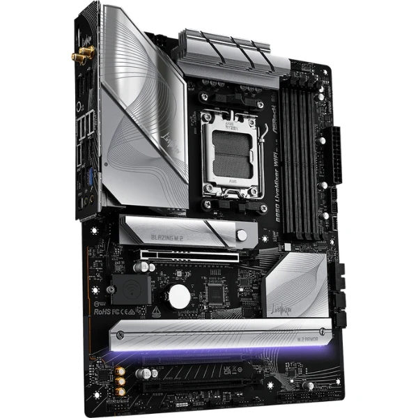 Tarjeta Madre ASRock B850 LiveMixer WiFi - ATX - AM5 - DDR5 8000+ - PCIe 5.0 - WiFi 7 - 2.5G LAN
