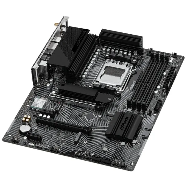Tarjeta Madre ASRock B650 PG Lightning WiFi - ATX - AM5 - DDR5 7200+ - PCIe 5.0 - WiFi 6E - 2.5G LAN