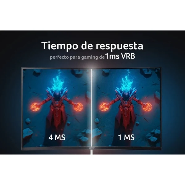 Monitor Acer Gaming Nitro EDA320Q Curvo 32" - FHD 1920x1080 - 180Hz - Panel VA - AMD FreeSync Premium - Negro