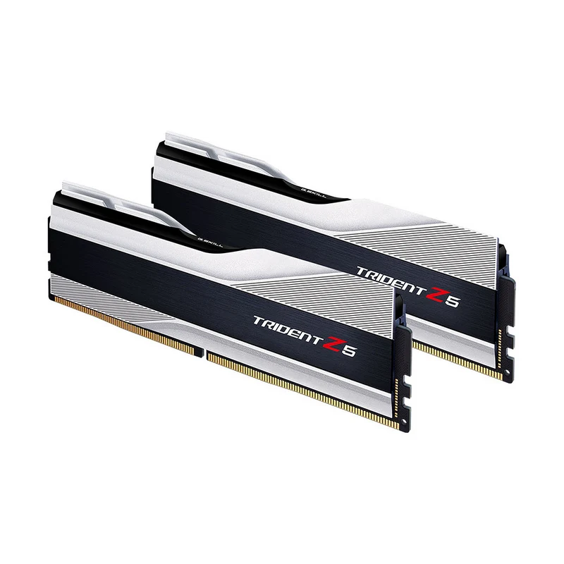 G.Skill Trident Z5 RGB 32 Go (2 x 16 Go) DDR5 6000 MHz CL36 - Argent