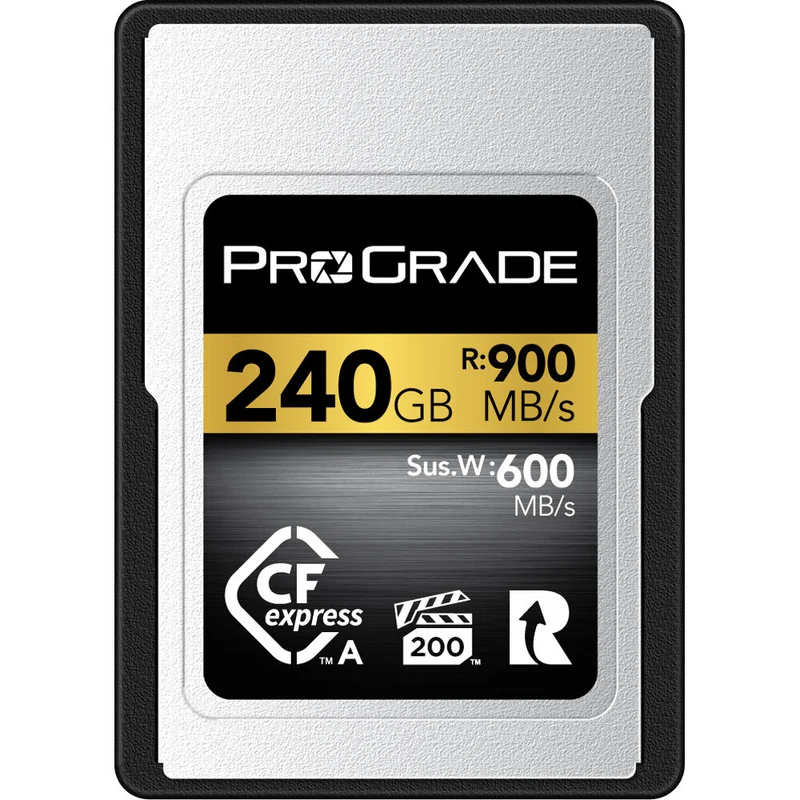 Tarjeta CFexpress Type A ProGrade Digital 240GB CFexpress 2.0 Type A Gold