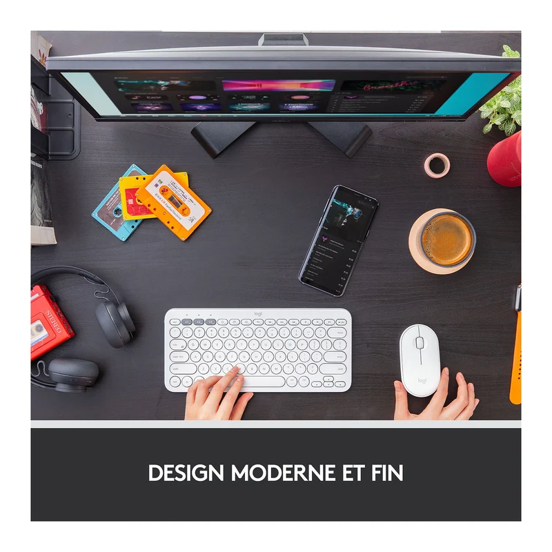 Logitech Pebble M350 (Blanc)