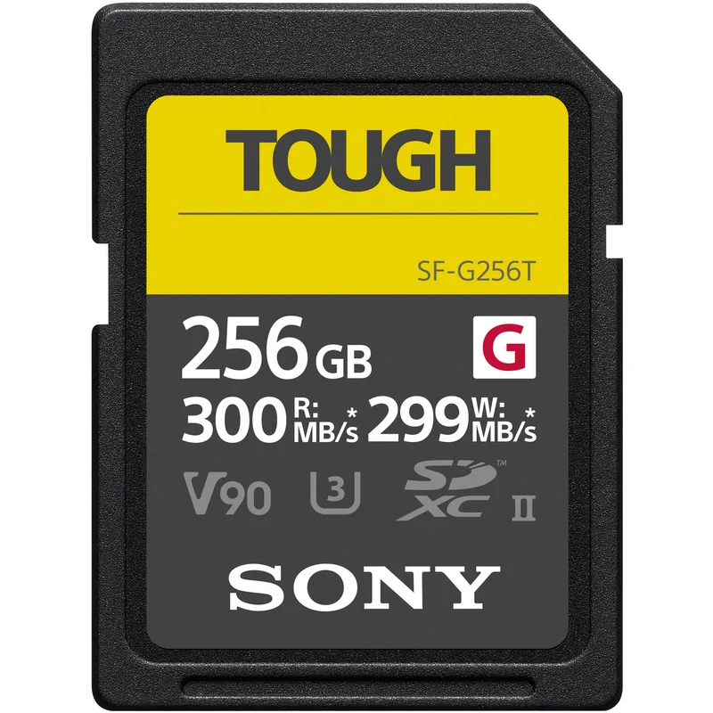 Tarjeta Sony 256GB SF-G TOUGH Serie UHS-II SDXC