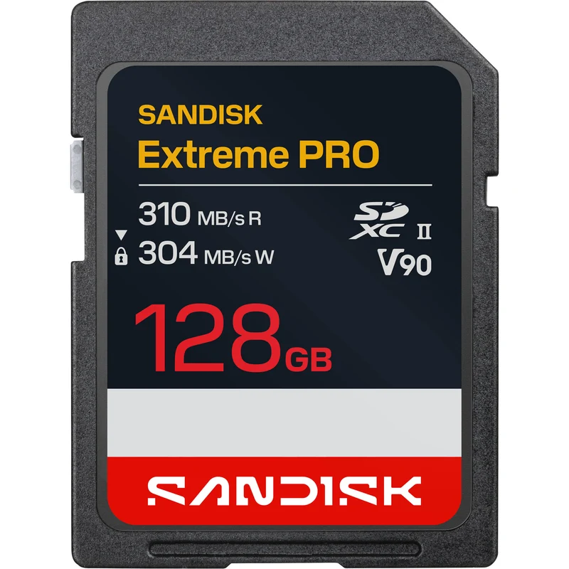 Tarjeta SanDisk 128GB Extreme PRO UHS-II SDXC (310 MB/s)