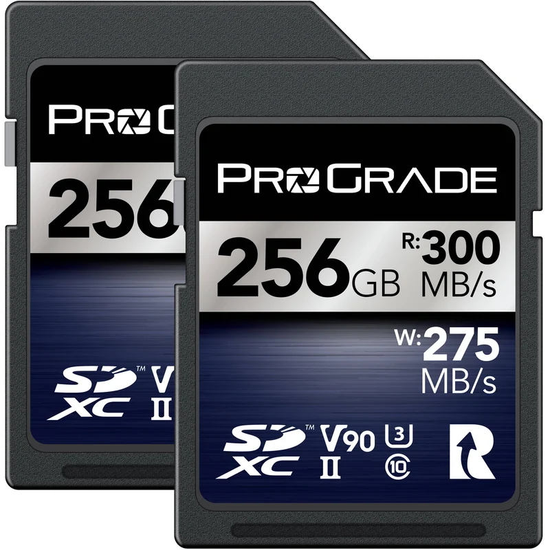 Tarjeta ProGrade Digital 256GB UHS-II SDXC Iridium (2-Pack)