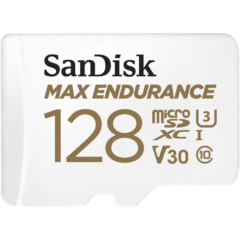 Tarjeta SanDisk 128GB MAX ENDURANCE UHS-I microSDXC con SD Adapter