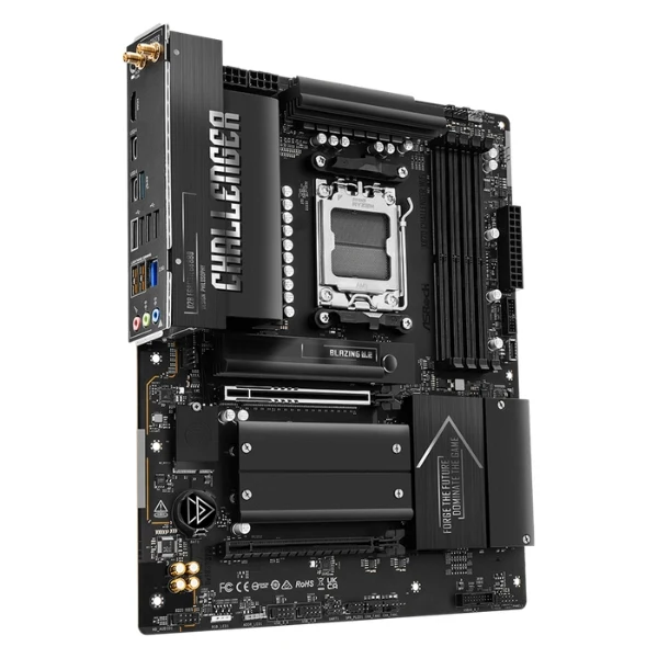 Tarjeta Madre ASRock X870 Challenger WiFi - ATX - AM5 - DDR5 8000+ - PCIe 5.0 - WiFi 7 - USB4