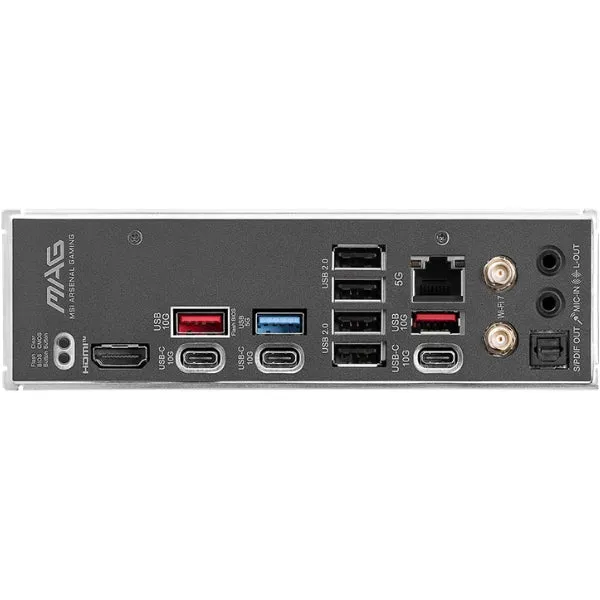 Tarjeta Madre MSI MAG B850 Tomahawk MAX WiFi - ATX - AM5 - DDR5 8400+ MT/s - WiFi 7 - PCIe 5.0