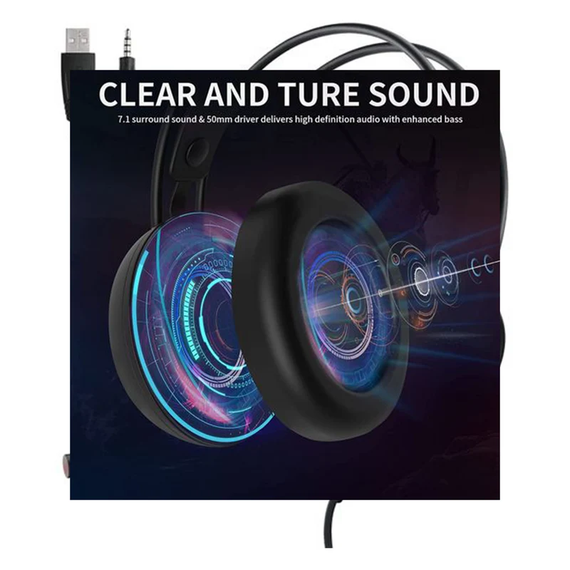 Rapoo VH110 Gaming Headset RGB Backlit