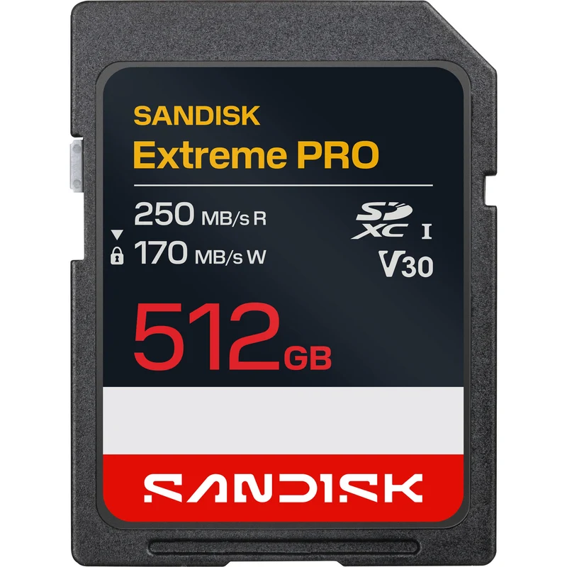 Tarjeta SanDisk 512GB Extreme PRO UHS-I SDXC