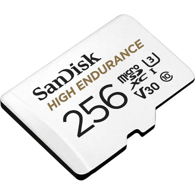 Tarjeta SanDisk 256GB High Endurance UHS-I microSD con SD Adapter
