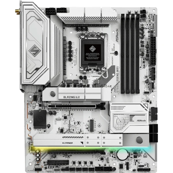 Tarjeta Madre ASRock Z890 Steel Legend WiFi - LGA1851 - DDR5 9066+ - PCIe 5.0 - WiFi 7 - ATX - HDMI - DisplayPort