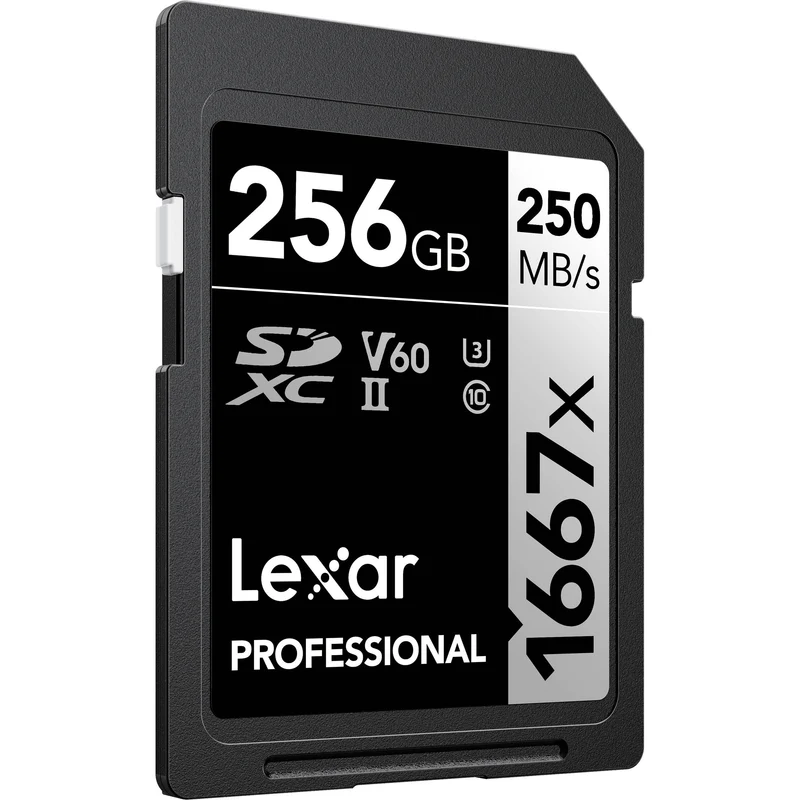 Tarjeta Lexar 256GB Professional 1667x UHS-II SDXC (2-Pack)