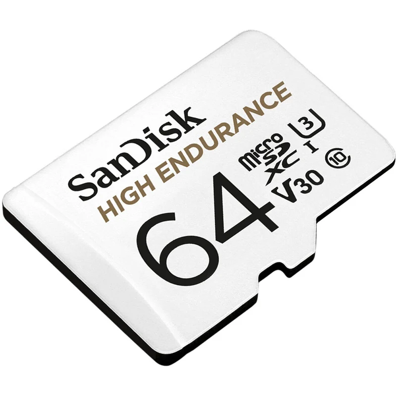 Tarjeta SanDisk 64GB High Endurance UHS-I microSD con SD Adapter