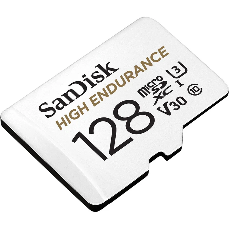 Tarjeta SanDisk 128GB High Endurance UHS-I microSD con SD Adapter